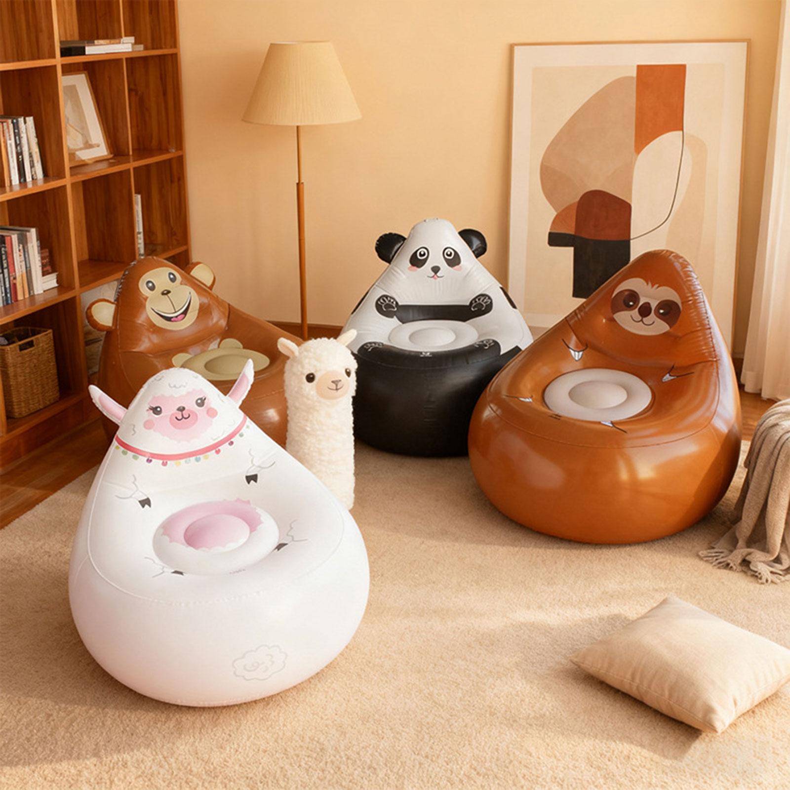 Outdoor Furniture Kids - Inflatable Lazy Sofa Kids Cartoon Sofa