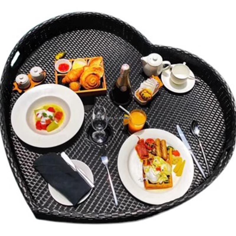 Outdoor Furniture In Bali - Swimming Pool Floating Rattan Tray Breakfast