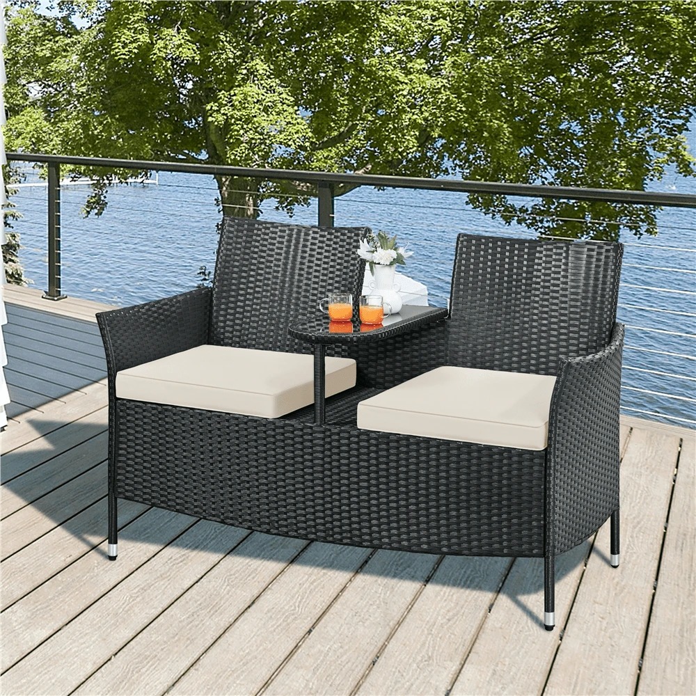 Outdoor Furniture Durable - Premium Outdoor Double Chair 2 Seater