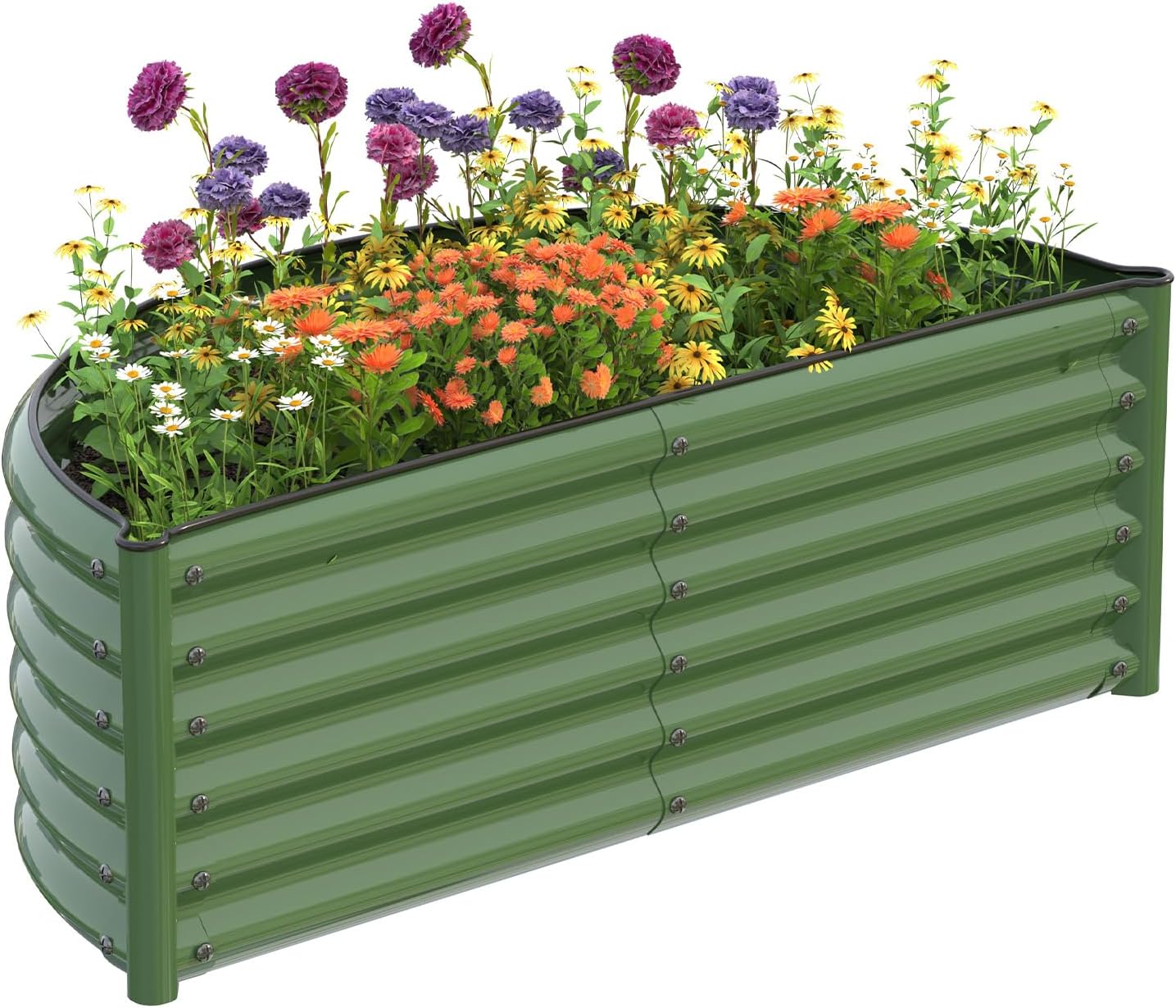 Planter Raised Metal - Galvanized Raised Garden Bed Outdoor, Kit
