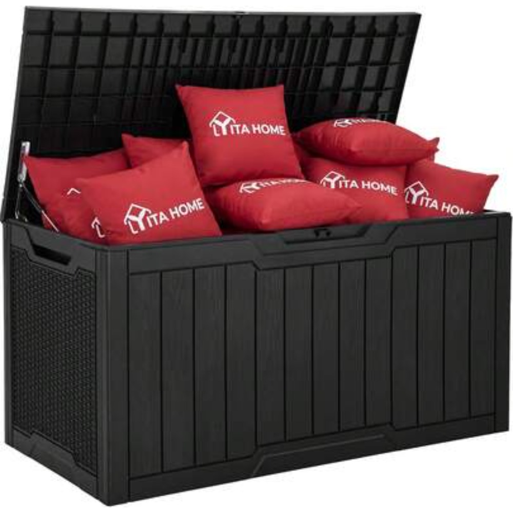 Outdoor Furniture Cushion - 100 Gallon Large Outdoor Deck Box