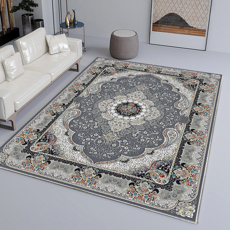 Outdoor Furniture For Cafe - VIKAMA American-Style Light Luxury Vintage Rug