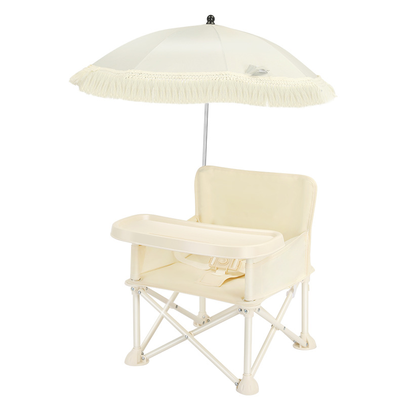 Outdoor Furniture Kids - Foldable Backrest Baby Dining Chair Portable