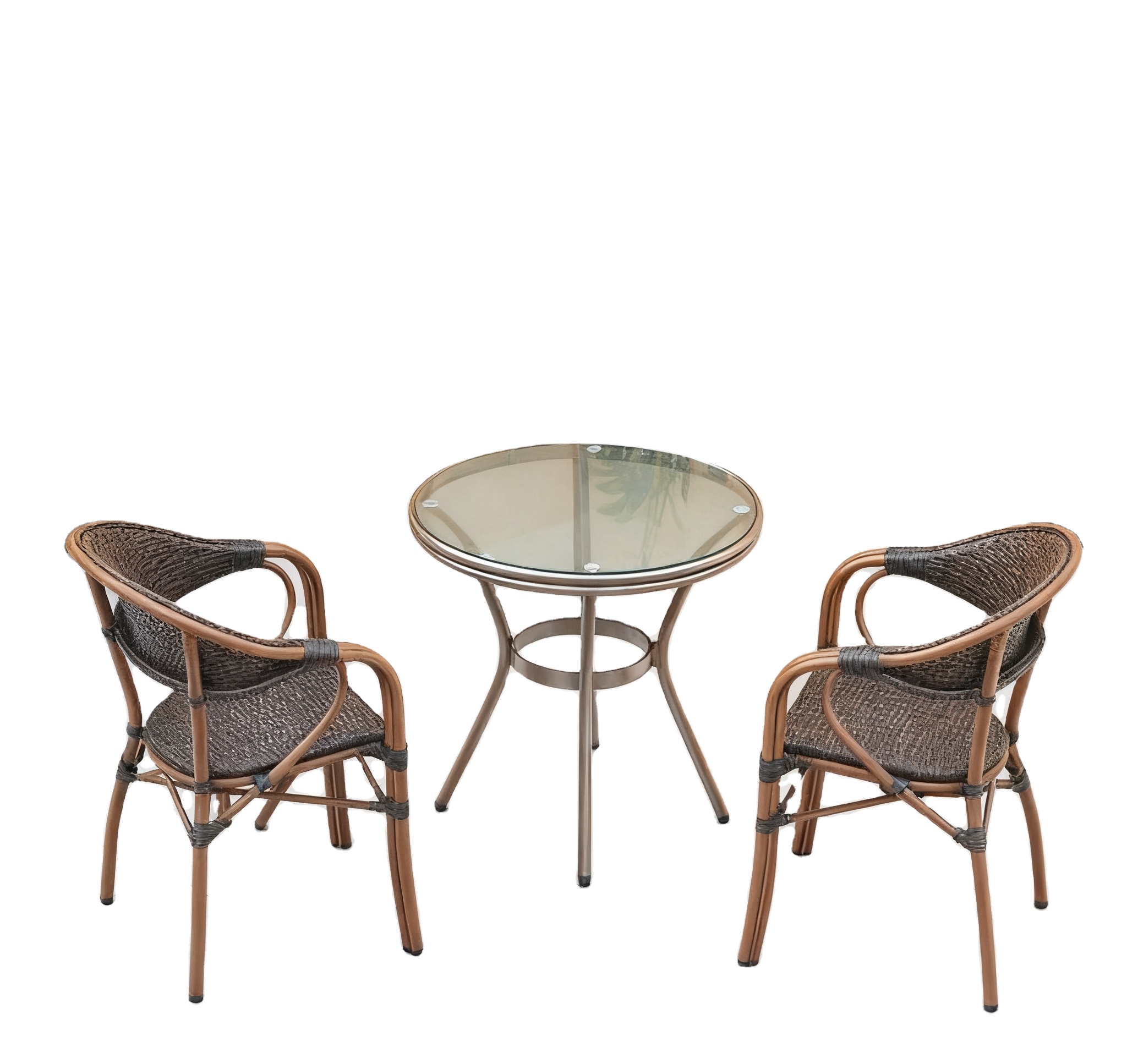 Patio Stackable Wicker Bistro  - Outdoor Furniture For Cafe review and price