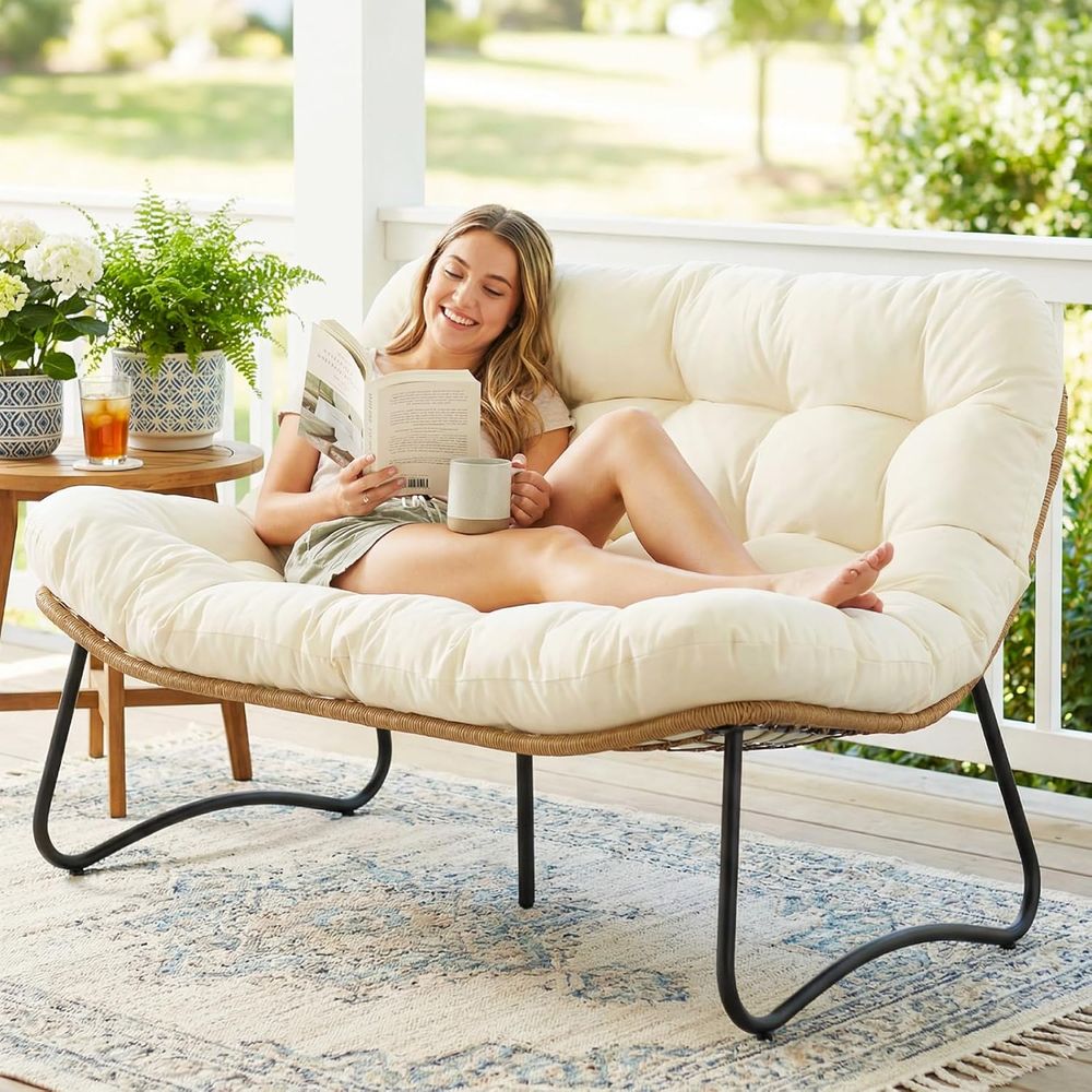 Outdoor Patio Loveseat, Boho L - Outdoor Furniture Durable review and price