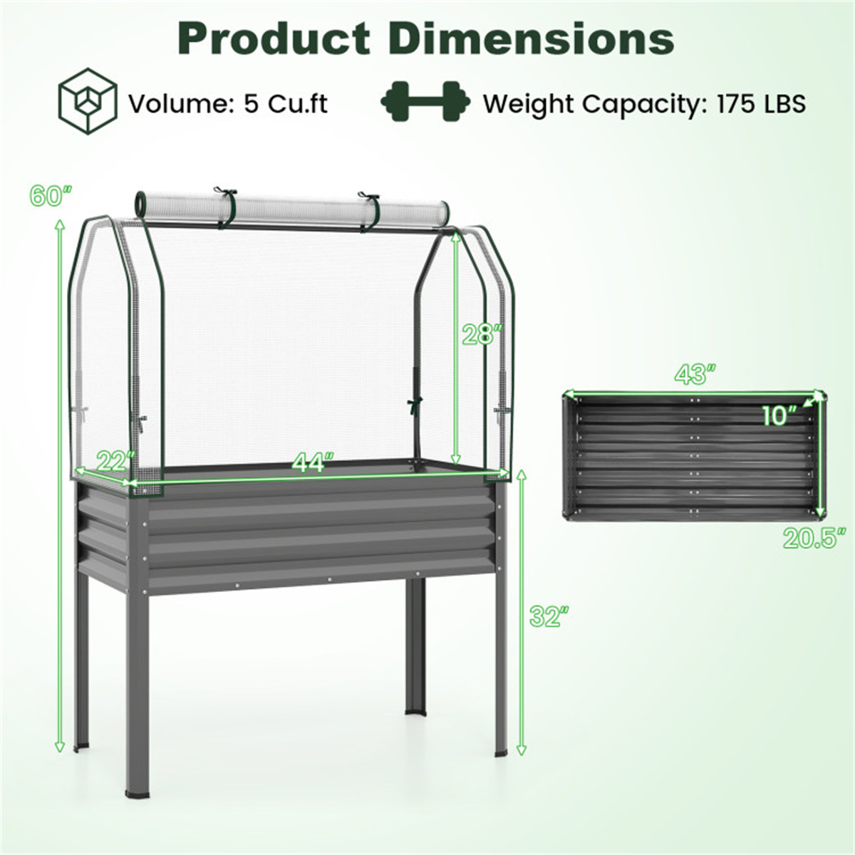 3-in-1 Metal Raised Garden Bed - Planter Raised Metal review and price