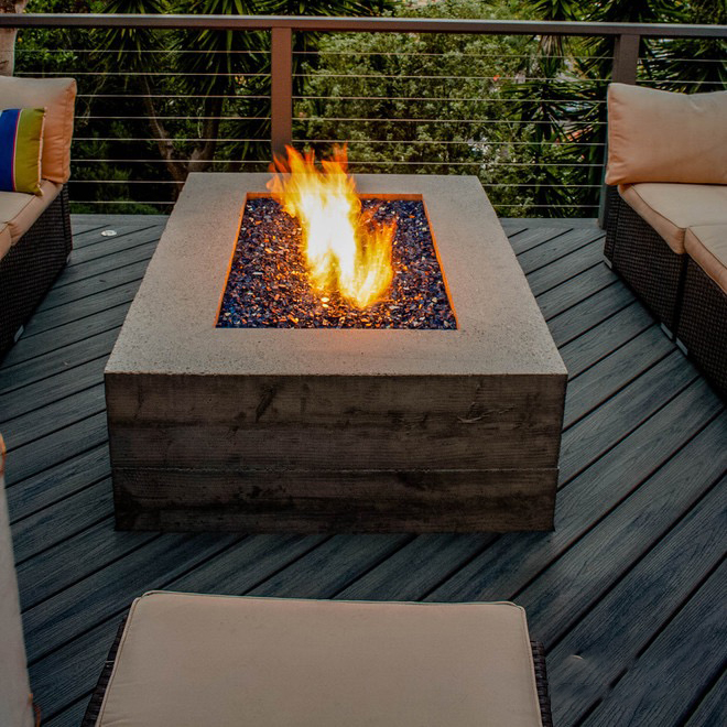 is-Modern Corten Steel Fire Pl - Outdoor Furniture Fire Table review and price