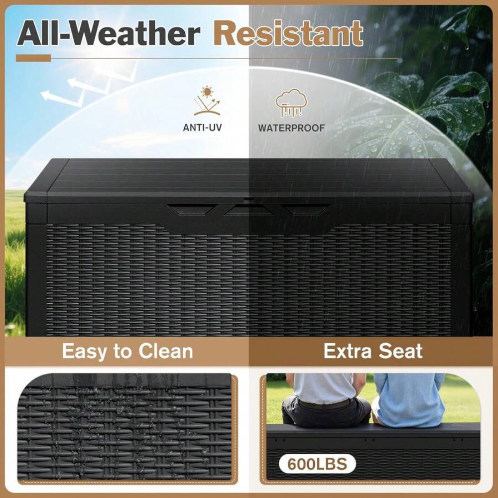 Large Lockable Outdoor Storage - Outdoor Furniture Patio review and price