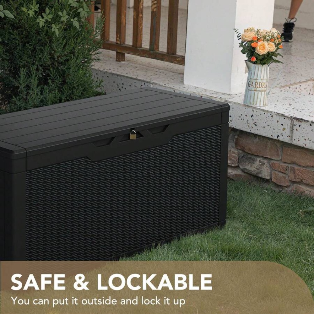 Large Lockable Outdoor Storage - Outdoor Furniture Patio review and price