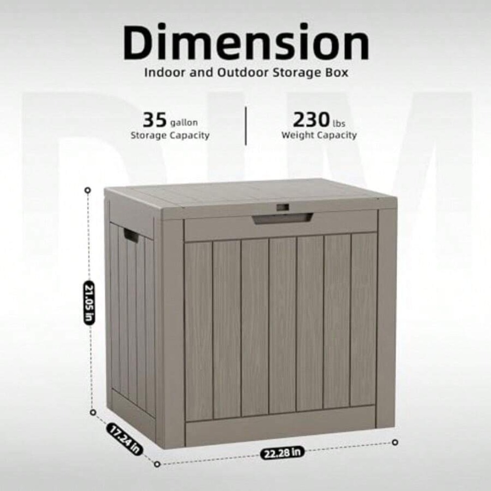 45 Gallon Deck Box Outdoor Sto - Outdoor Furniture Cushion review and price