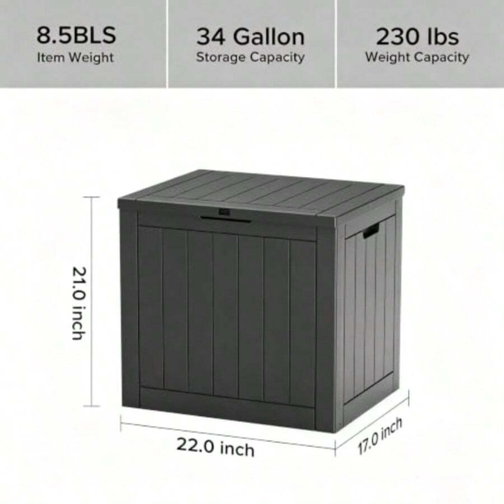 Outdoor Storage Box Resin Wate - Outdoor Furniture Cushion review and price