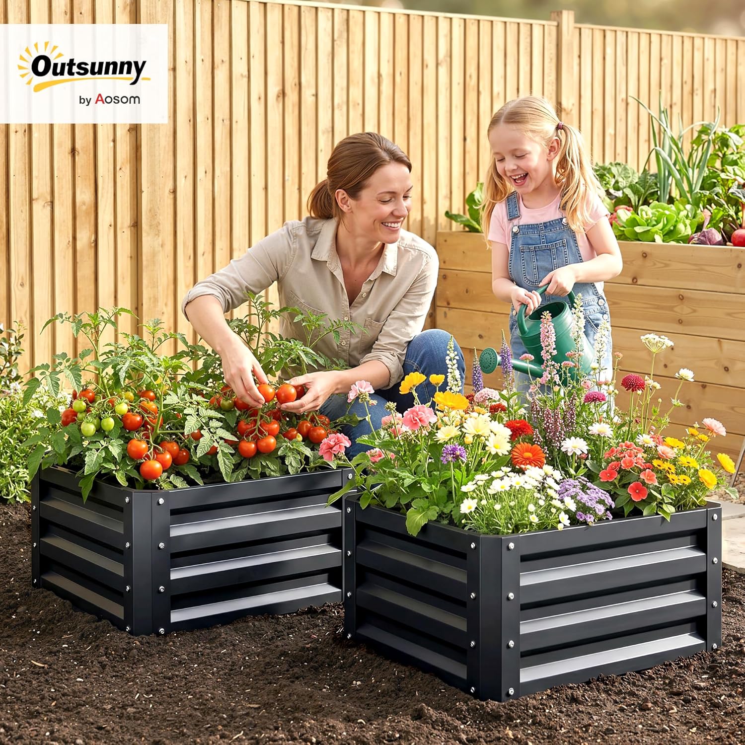 2 Piece Galvanized Raised Gard - Planter Raised Metal review and price