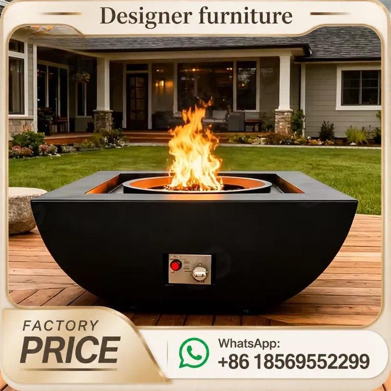Custom Outdoor Gas Fire Pit Ta - Outdoor Furniture Fire Table review and price