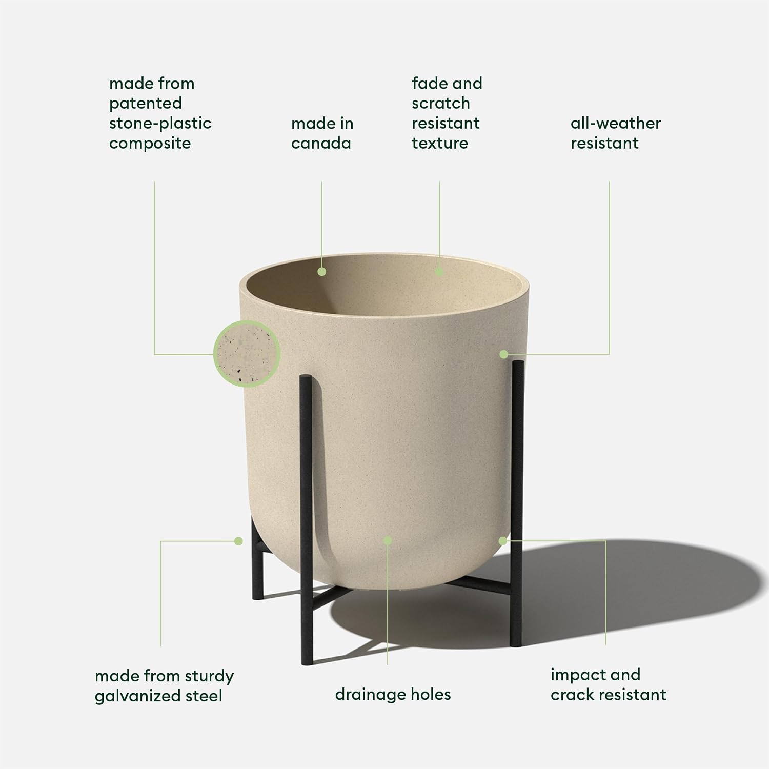 Mason Series Raised Lima Plant - Planter Raised Metal review and price