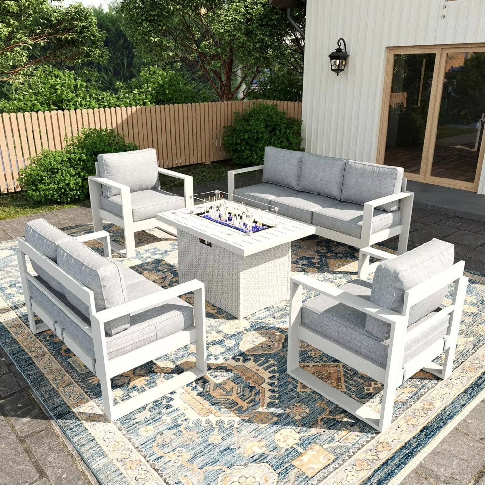 Terrace Seat Set Balcony Furni - Outdoor Furniture Fire Table review and price