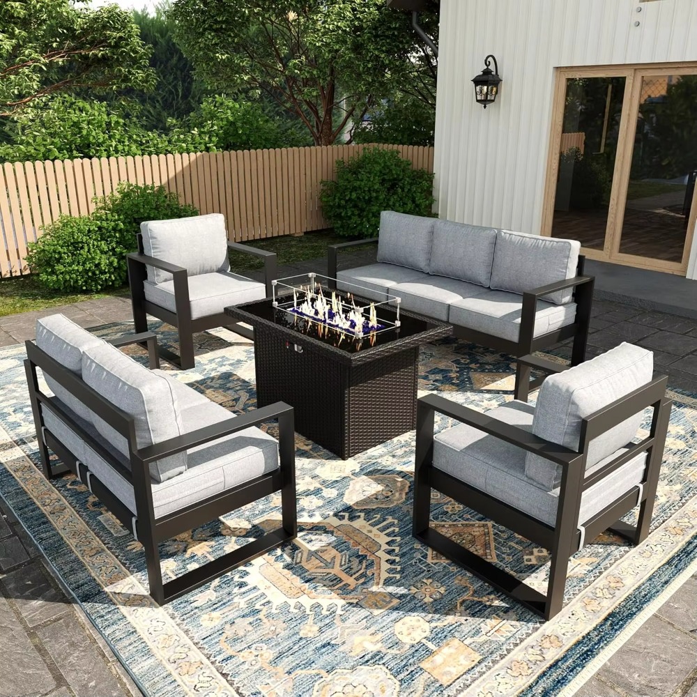 Terrace Seat Set Balcony Furni - Outdoor Furniture Fire Table review and price