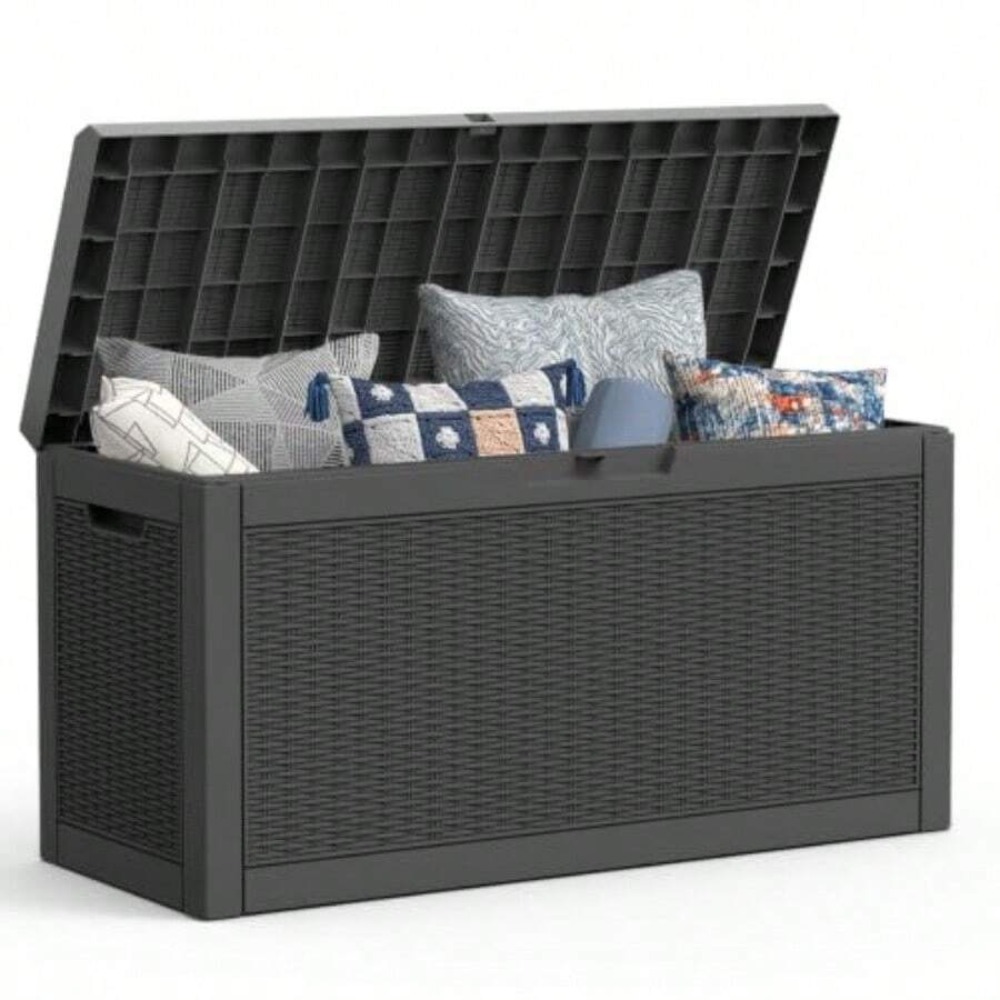Outdoor Storage Box Deck Box W - Outdoor Furniture Patio review and price