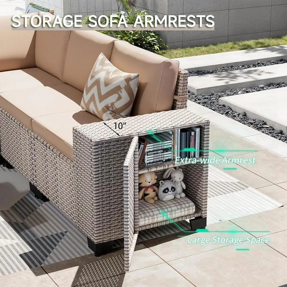 7-Piece Outdoor Patio Furnitur - Outdoor Furniture Fire Table review and price
