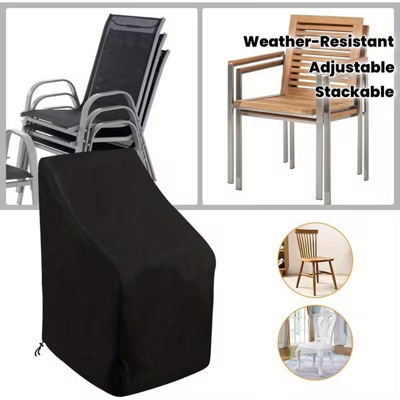 1pc Heavy-Duty Stacking Outdoo - Outdoor Furniture Covers review and price