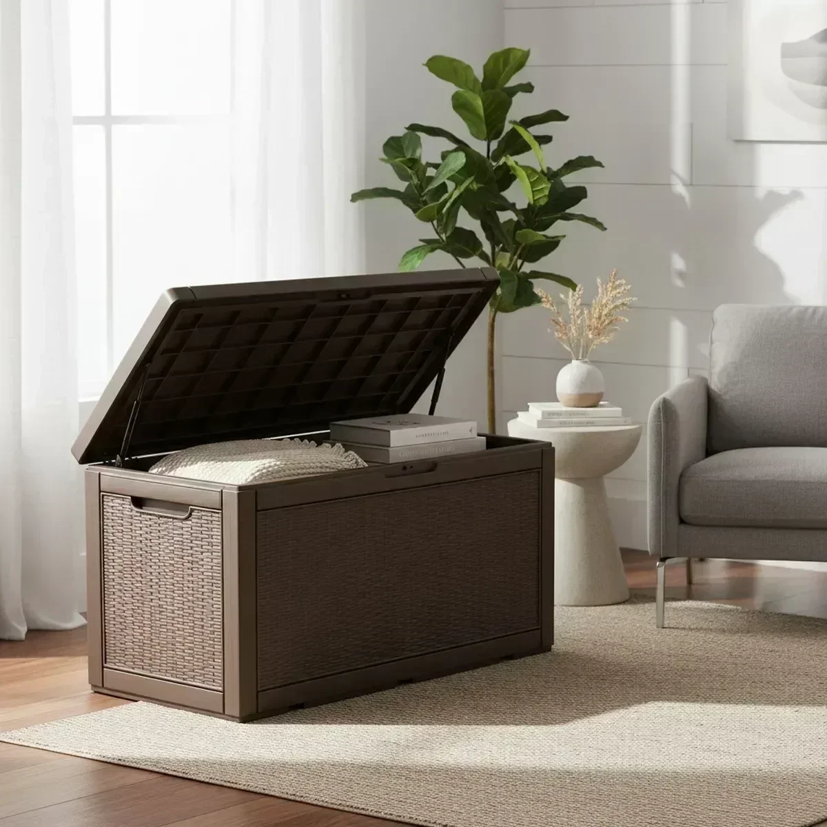 Large Outdoor Storage Bench Wa - Outdoor Furniture Cushion review and price