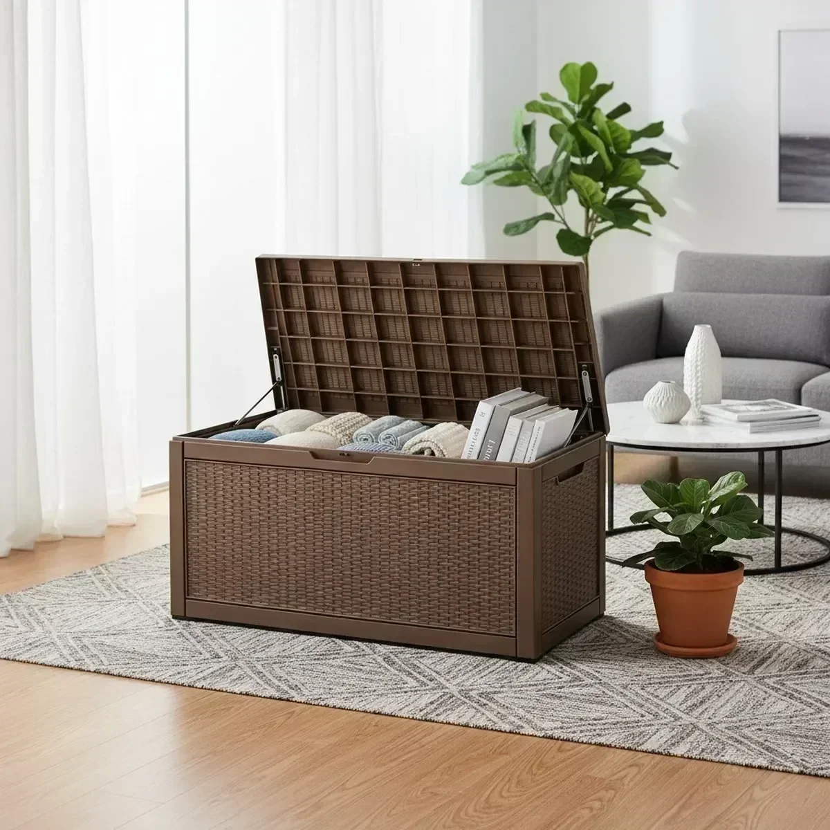 Large Outdoor Storage Bench Wa - Outdoor Furniture Cushion review and price