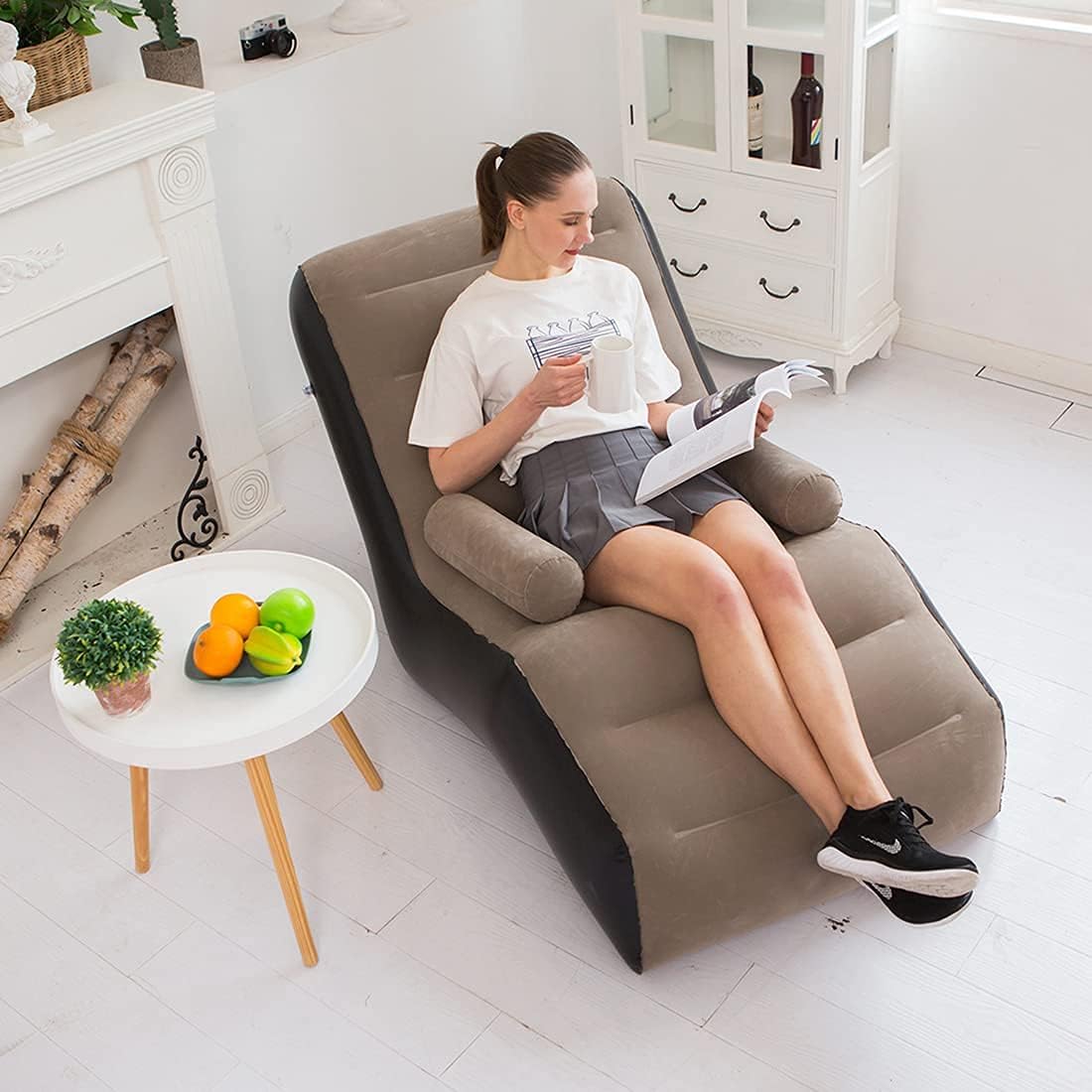 Folding Lazy Sofa,Inflatable L - Outdoor Furniture Durable review and price