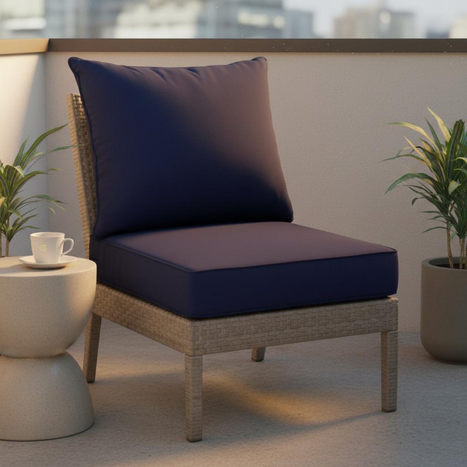 Patio Chair Pad Hidden Closure - Outdoor Furniture Fabric review and price