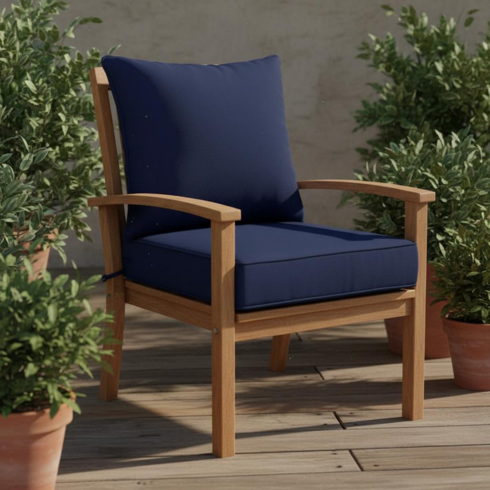 Patio Chair Pad Hidden Closure - Outdoor Furniture Fabric review and price