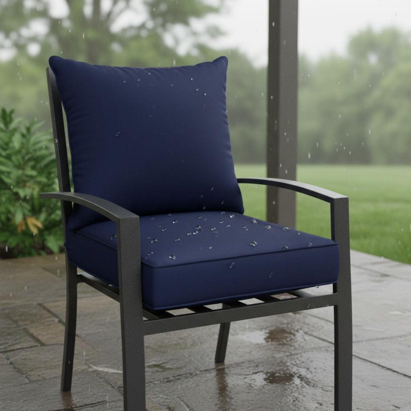 Patio Chair Pad Hidden Closure - Outdoor Furniture Fabric review and price