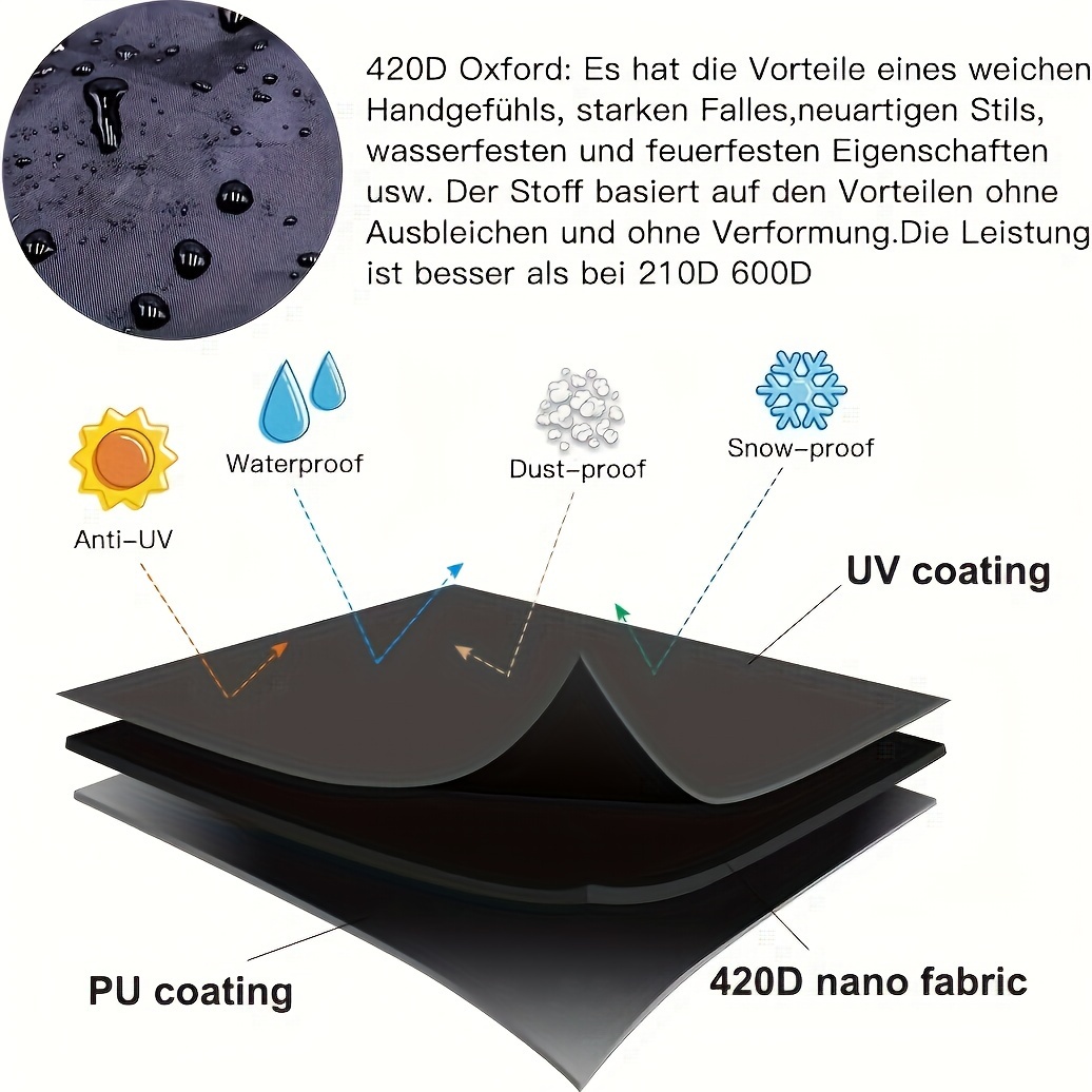 Black outdoor furniture cover, - Outdoor Furniture Covers review and price