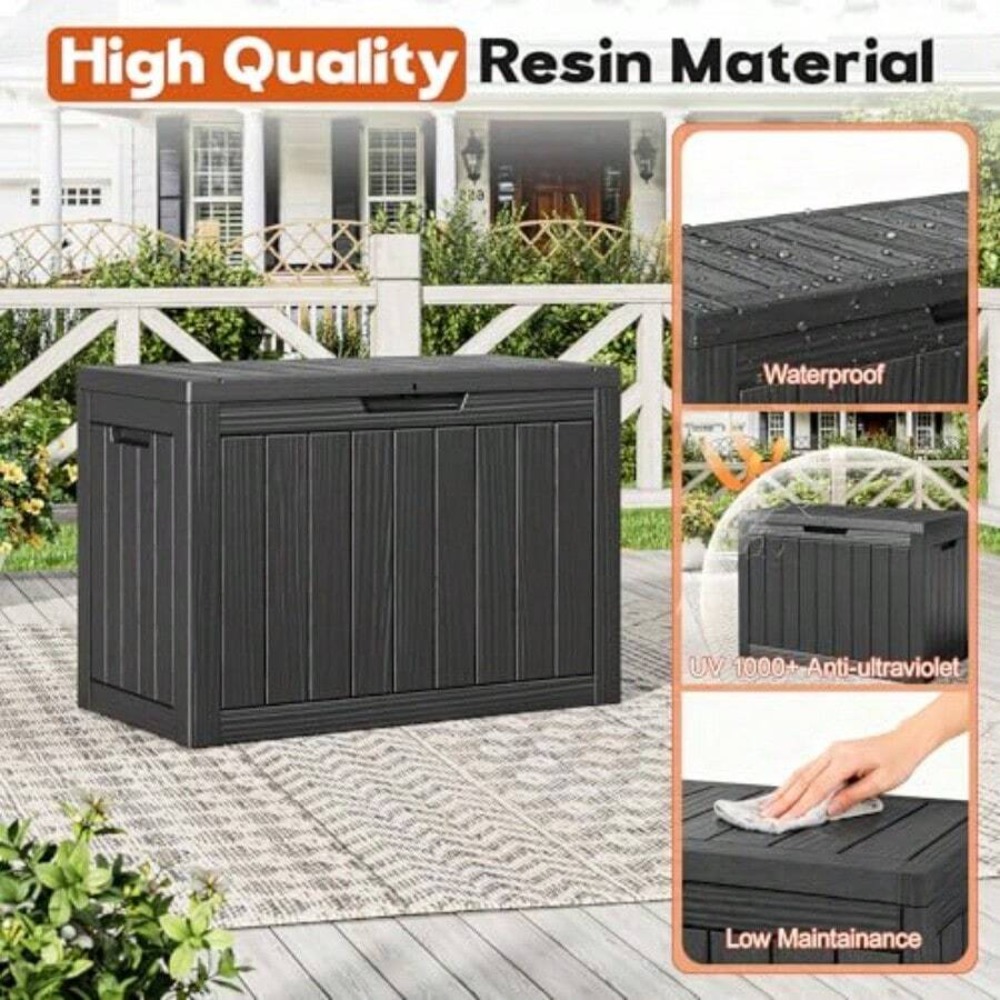 50 Gallon Outdoor Storage Box  - Outdoor Furniture Cushion review and price
